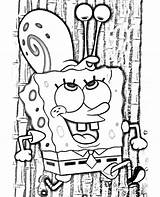 Coloring Gary Spongebob Pages Snail Head His Carrying Color Colorluna Sponge Choose Board sketch template