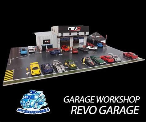 houses garages workshops  scale diorama kits  hot wheels