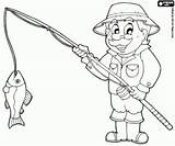 Fischer Angeln Malvorlagen Pescador Pescatore Ausmalbilder Fisch sketch template