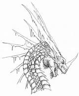 Dragon Coloring Pages Ice Drawing Head Printable Dragons Drawings Procoloring Evil Scrap Cool Headed Two Deviantart Draw Realistic Adult Chinese sketch template