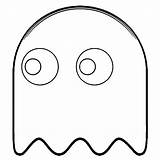Pacman Pac Ghostly Kidsworksheetfun sketch template