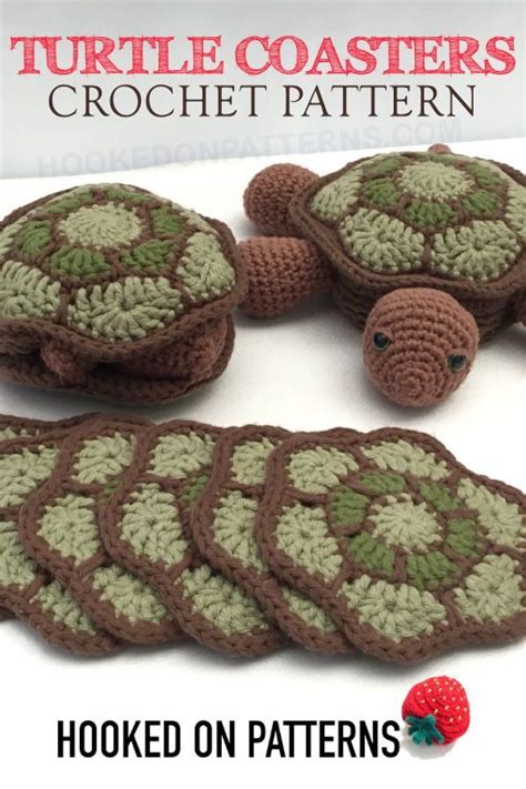 crochet turtle pattern coasters crochet turtle crochet coasters