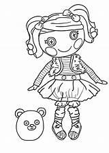 Lalaloopsy Coloring Pages Printable Furry Doll Color Rag Print Kids Getcolorings Getdrawings Girls Popular sketch template