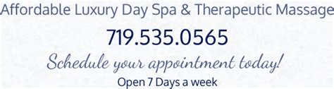 massage therapies treatments columbine massage therapy day spa