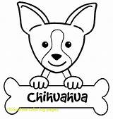 Chihuahua Coloring Pages Kids Dog Printable Color Getcolorings Getdrawings Drawing Print sketch template