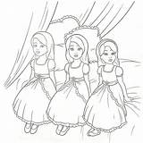 Coloring Barbie Princess Island Pages Kids sketch template