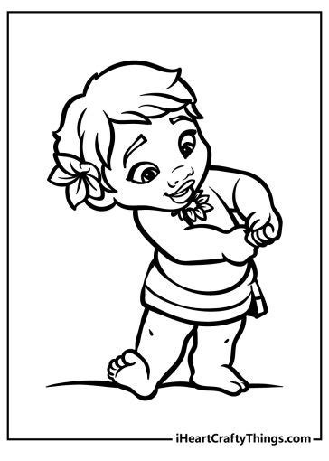 moana coloring pages   printables