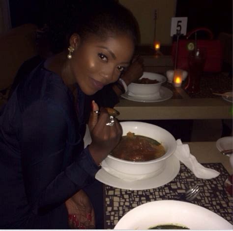 see tiwa savage eating her amala with a spoon s information nigeria