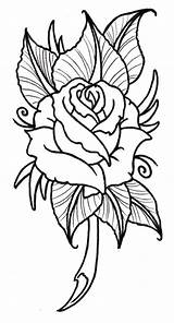 Traceable Coloring Drawing Roses Drawings Rose Pages Flowers Easy Clipart Flower Clip Cliparts Getdrawings Dead Library sketch template
