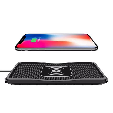 wireless car charger wireless charging pad qi wireless phone charger  slip silicon  iphonex