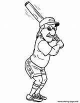 Coloring Baseball Man Batter Old Pages Cartoon A22e Bat Printable Clipart Cliparts Players Kids Printactivities Print Color Library Popular Comments sketch template