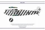 Fokker Dvii Jasta Schemes Vii sketch template