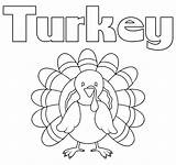 Thanksgiving Coloring Printable Pages Turkey Printables Color Kids Printablee Adults Number sketch template