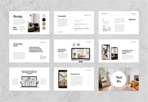 brand guideline powerpoint  template graphue
