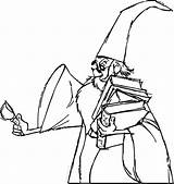 Coloring Magician Merlin Sword Sugar Stone Cartoon Pages Wecoloringpage sketch template