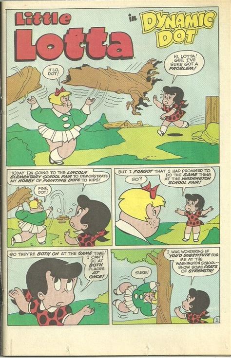 little lotta comic 1 oct october 1992 harvey classics dynamic dot