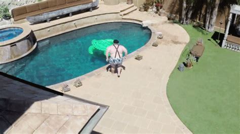 Jumping Pool Party  By Team Coco Find And Share On Giphy