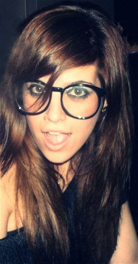 brazilian brunette cute girl glasses image 248107