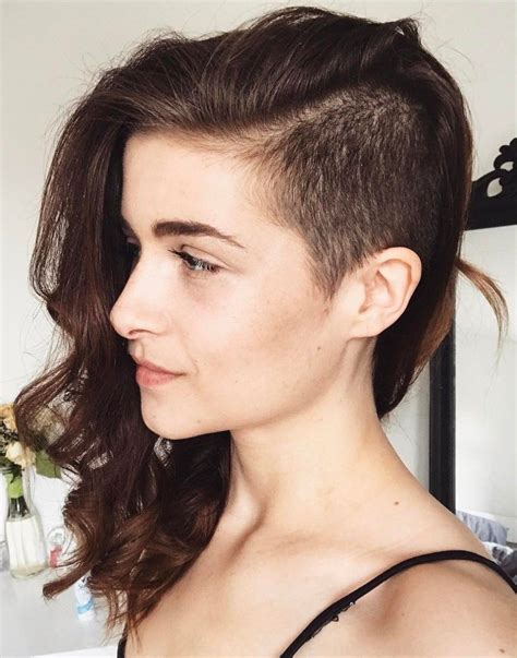 10 Half Shaved Hairstyles For Women Fashion Style