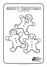 Gingerbread Coloring Pages Men Cool Christmas Print Getcolorings sketch template