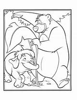 Balu Elefanten Baloo Dschungelbuch Ausmalbilder Kleinen Ausmalbild Elefantino Disegno Ordnung Benutzen Webbrowser Genügt sketch template