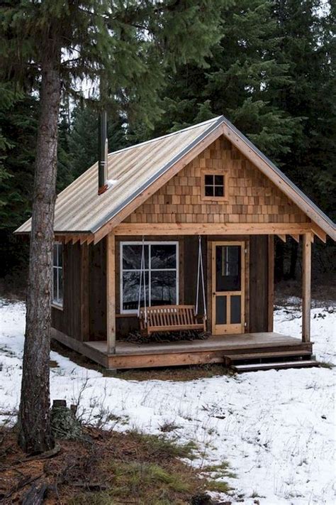 concept tiny house log cabin  inspiraton