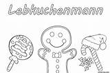 Lebkuchenmann Ausmalbild sketch template