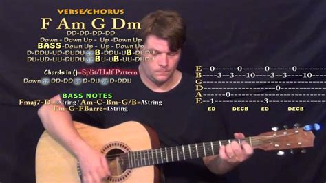 drive halsey guitar lesson chord chart youtube