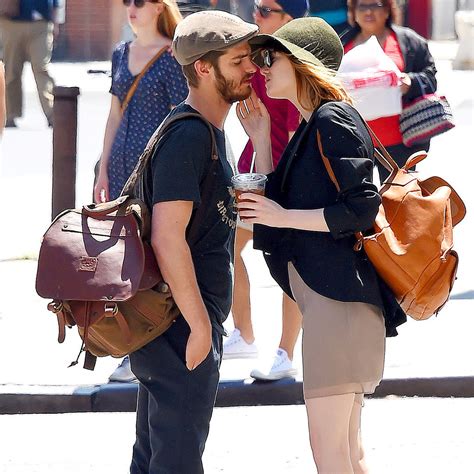Emma Stone And Andrew Garfield Kissing In Nyc Popsugar