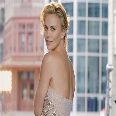 charlize theron in the advertisement of j adore eau de