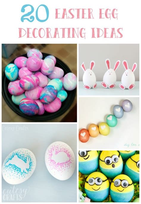 easter egg decorating ideas cutesy crafts