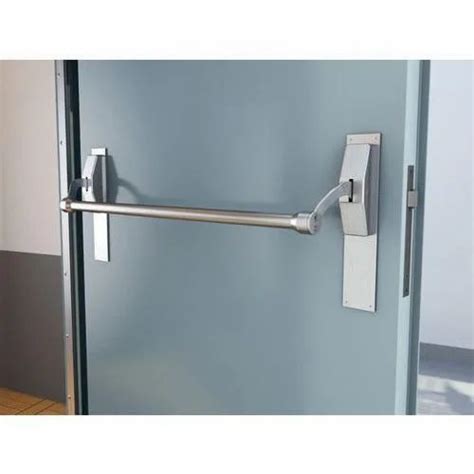 push bar door panic bars  double leaf doors manufacturer   delhi