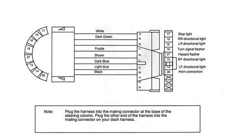 aftermarket steering column wiring diagram   gambrco