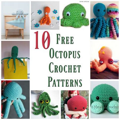 octopus crochet patterns crochet