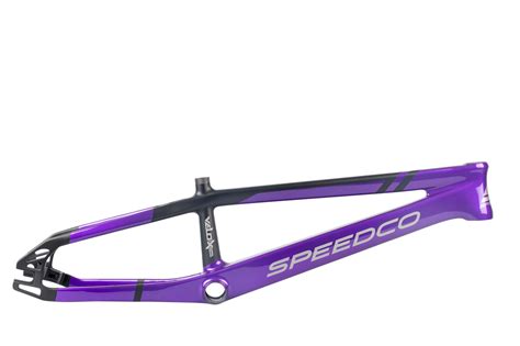 speedco velox evo carbon bmx race frame semi gloss purple mojo bmx
