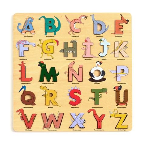 dino alphabet puzzle