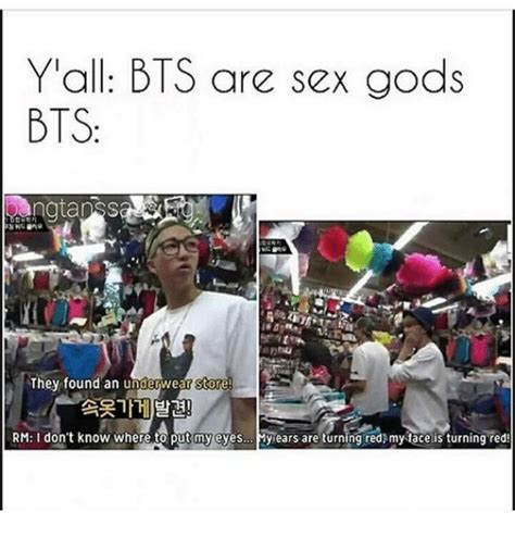 yall bts are sex gods bts they found an underwear store