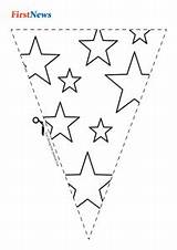Bunting Colour Ve Own sketch template