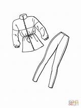 Coloring Pages Costume Fall Season sketch template