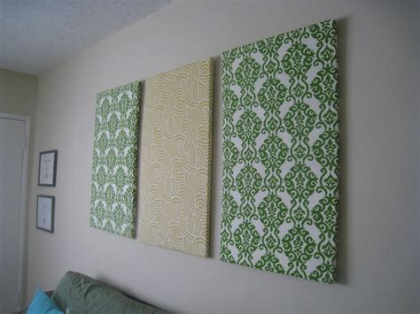 diy fabric wall art panels