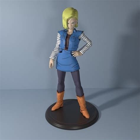Android 18 3d Model 3d Printable Cgtrader