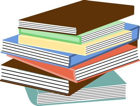 buku pendidikan tumpukan gambar vektor gratis  pixabay