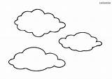 Wolken Clouds Wolke Ausmalbild Sonne Ausmalbilder Malvorlage Kostenlos Einfaches Malvorlagen Einfache Motive Cloudy Sheets sketch template