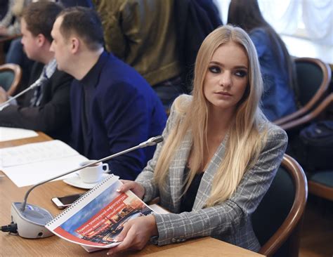 Daughter Of Putin’s Spokesman Takes E U Internship Startling