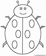 Ladybug Coloring Pages Kids Bug Insects Drawing Ladybird Color Ladybugs Lightning Print Smiling Printable Bugs Draw Bigactivities Getdrawings Activity Drawings sketch template