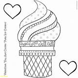 Cone Coloring Snow Color Getcolorings Ice Cream Pages sketch template