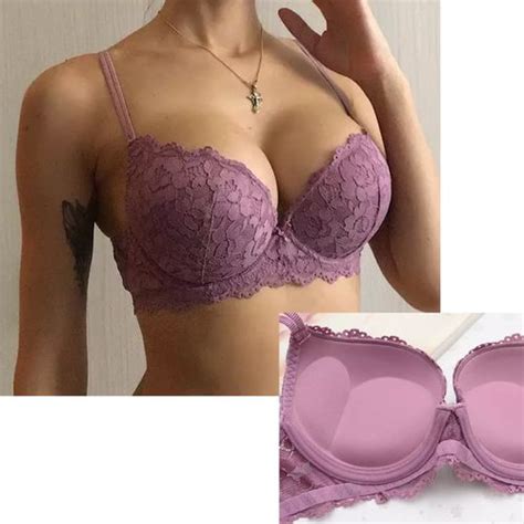 fashion very sexy push up lace bra 34d 42d best price online