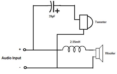 speaker crossover circuit diagram