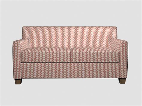 peach on natural decorative pearl stripe damask upholstery