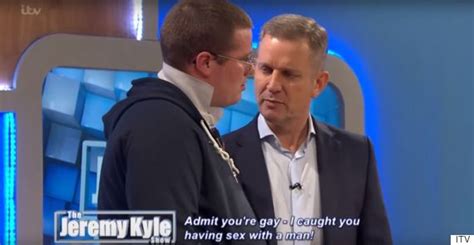 jeremy kyle squares up to show guest who mocks his divorce from wife